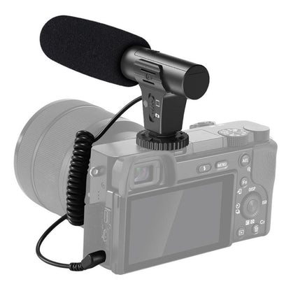 Video Recording Live Camera Mobile Conference Recording Microphone(Black) - Microphone by buy2fix | Online Shopping UK | buy2fix