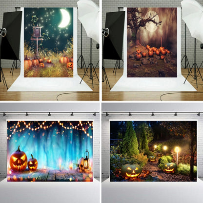 1.25x0.8m Holiday Party Photography Background Halloween Decoration Hanging Cloth, Style: C-1254 - Cartoon by buy2fix | Online Shopping UK | buy2fix