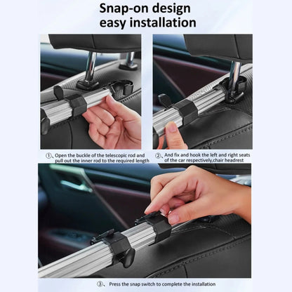 3 in 1 Car Mobile Phone Holder Computer Holder Universal Aluminum Tube With Hook - Car Holders by buy2fix | Online Shopping UK | buy2fix