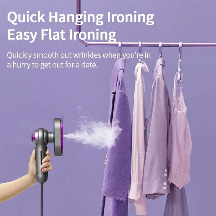 30W Mini Steamer Rotary Folding Iron Insulation Anti-Scald Garment US Plug(Grey) - Garment Steamer by buy2fix | Online Shopping UK | buy2fix