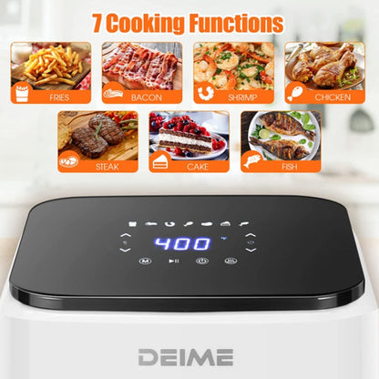 DEIME 4.2 L Visual Air Fryer Home Oil-Free Electrical Fryer, US Plug - Electric Deep Fryers by DEIME | Online Shopping UK | buy2fix