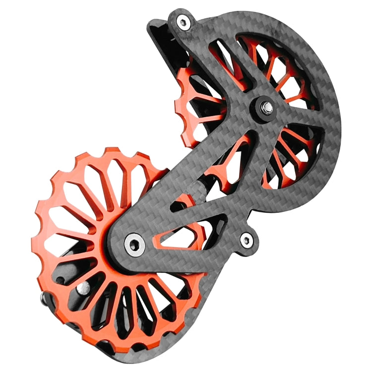 Carbon Fiber Guide Wheel For Road Bike Bicycle Bearing Rear Derailleur Guide Wheel Parts, Model Number: SD3 Red - Guide wheels by BIKERSAY | Online Shopping UK | buy2fix