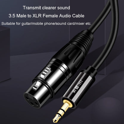 JINGHUA 3.5mm Male To XLR Female Microphone Cable Computer Mixer Audio Cable, Length: 3m - Microphone Audio Cable & Connector by JINGHUA | Online Shopping UK | buy2fix