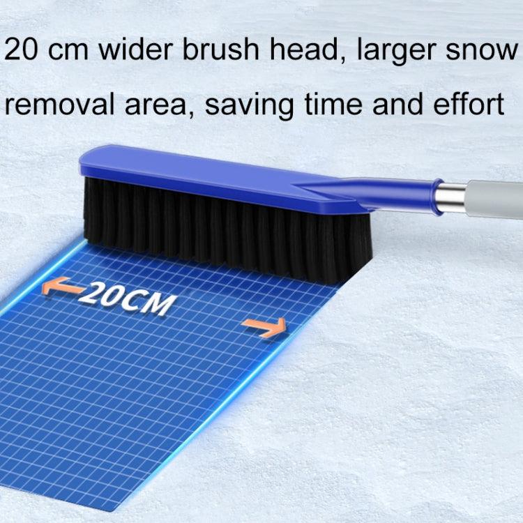 2 In 1 Car Snow Shovel Snow Blowing Brush Car Winter Snow Clearing Tools(Blue) - Ice Scraper by buy2fix | Online Shopping UK | buy2fix