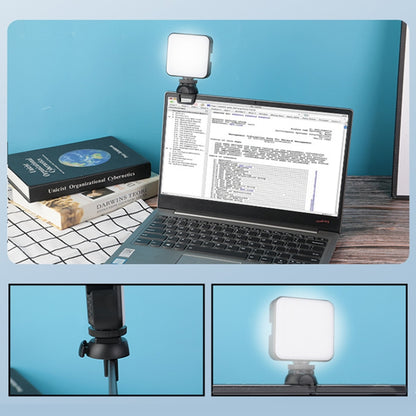 W64 64LEDs Video Conferencing Mobile Laptop Live Fill Light Photography Pocket Lamp, Spec: Clip Set - Selfie Light by buy2fix | Online Shopping UK | buy2fix