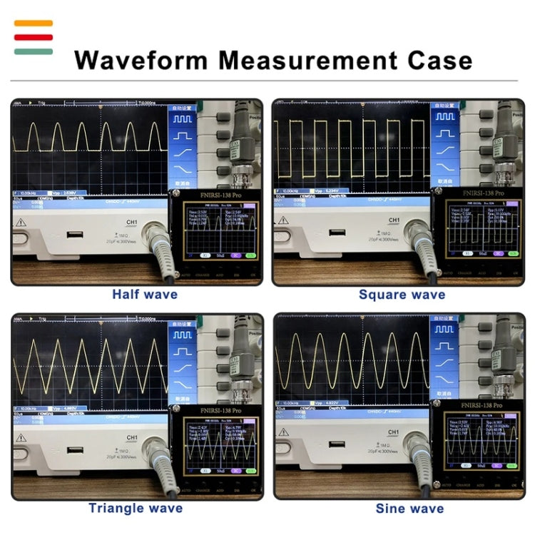 FNIRSI Handheld Small Teaching Maintenance Digital Oscilloscope, Specification: Upgrade Without Battery - Other Tester Tool by FNIRSI | Online Shopping UK | buy2fix