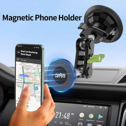 Lanparte Magnetic Car Phone Holder Adjustable Suction Cup Navigation Stand RBA-M01 - Universal Car Holders by Lanparte | Online Shopping UK | buy2fix