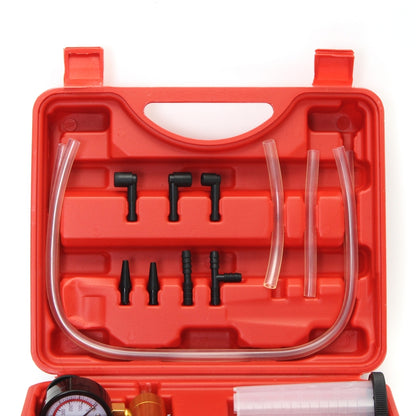 2 in 1 Brake Fluid Bleeder Change Hand Held Vacuum Pistol Pump Tester Kit - In Car by buy2fix | Online Shopping UK | buy2fix