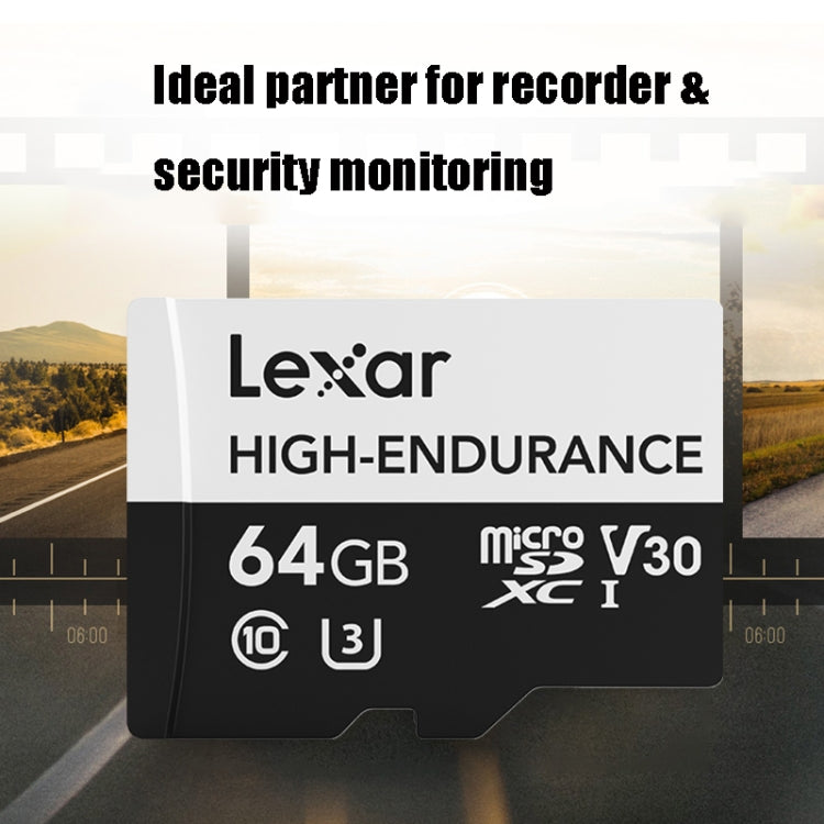 Lexar MicroSDHC 64GB High-endurance Memory Card Driving Recorder Security Monitoring TF Card Video Card - Micro SD Card by Lexar | Online Shopping UK | buy2fix