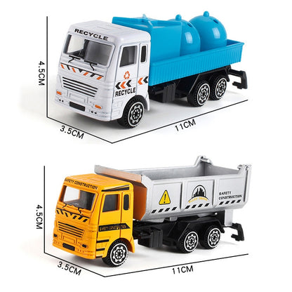 3 PCS Model Car Toy Construction Engineering Vehicles, Random Style Delivery - DIY Developmental Toys by buy2fix | Online Shopping UK | buy2fix