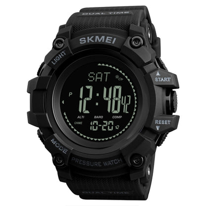 SKMEI 1358 Multifunctional Men Outdoor Sports 30m Waterproof Digital Watch with Compass / Barometer / Altimeter/ Pedometer Function(Black) - Sport Watches by SKMEI | Online Shopping UK | buy2fix