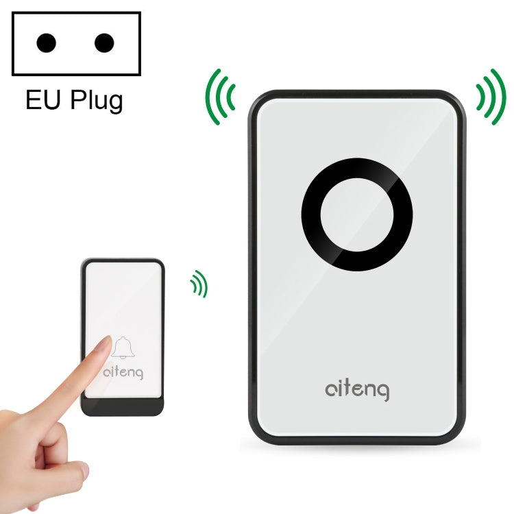 AITENG V018J Wireless Batteryless WIFI Doorbell, EU Plug - Wireless Doorbell by AITENG | Online Shopping UK | buy2fix