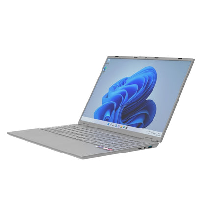 HONGSAMDE HL160G Notebook, 16 inch, 12GB+256GB, Windows 10 Intel Celeron N5095 Quad Core 2.0-2.9GHz, Support TF Card & WiFi & BT & HDMI (Silver) - HONGSAMDE by Hongsamde | Online Shopping UK | buy2fix