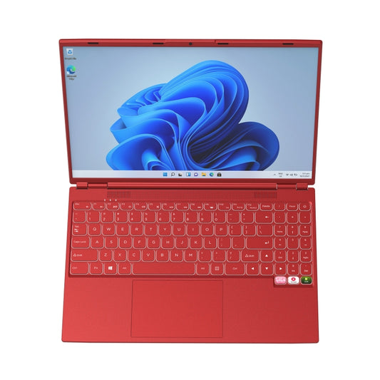 HONGSAMDE HL160G Notebook, 16 inch, 12GB+512GB, Windows 10 Intel Celeron N5095 Quad Core 2.0-2.9GHz, Support TF Card & WiFi & BT & HDMI (Red) - HONGSAMDE by Hongsamde | Online Shopping UK | buy2fix