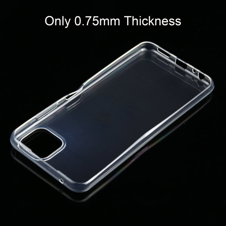 For Samsung Galaxy A22 5G 0.75mm Ultra-thin Transparent TPU Soft Protective Case - Galaxy Phone Cases by buy2fix | Online Shopping UK | buy2fix