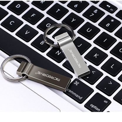 MicroDrive 32GB USB 2.0 Metal Keychain U Disk (Black) - Computer & Networking by MicroDrive | Online Shopping UK | buy2fix