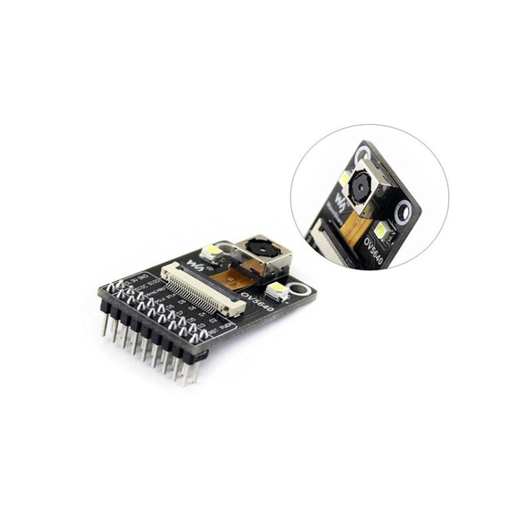 Waveshare OV5640 Camera Module Board (C), 5 Megapixel (2592x1944), Auto Focusing with Onboard Flash LED - Modules Expansions Accessories by Waveshare | Online Shopping UK | buy2fix