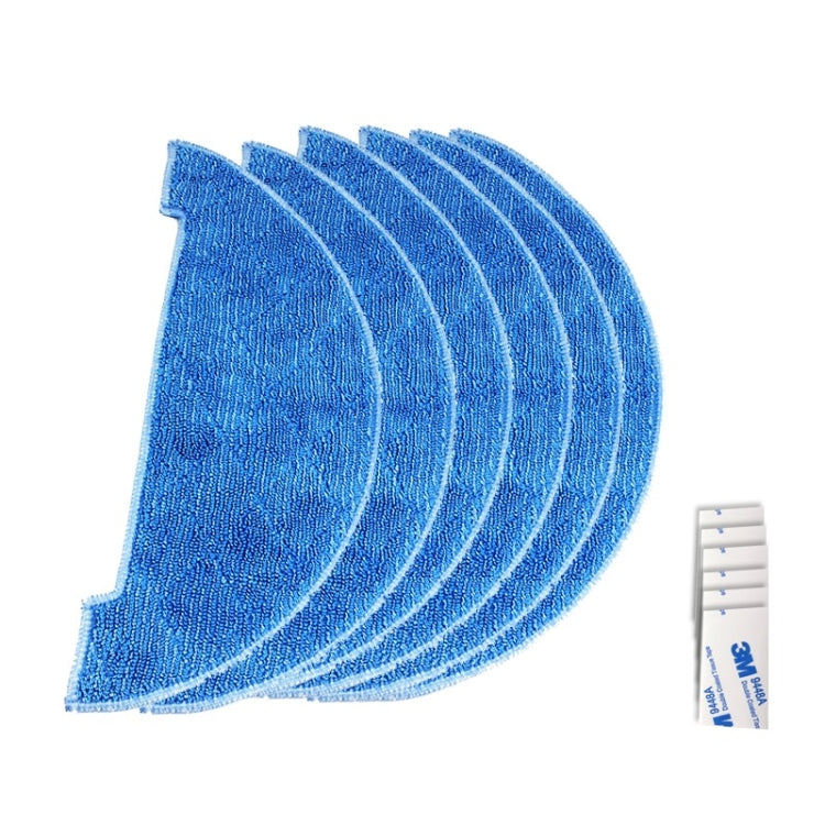 XI272 6 PCS I262 Cleaning Rag + 6 PCS G604 Magic Adhesive Sticker for ILIFE V8 / V8S / X750 - Consumer Electronics by buy2fix | Online Shopping UK | buy2fix